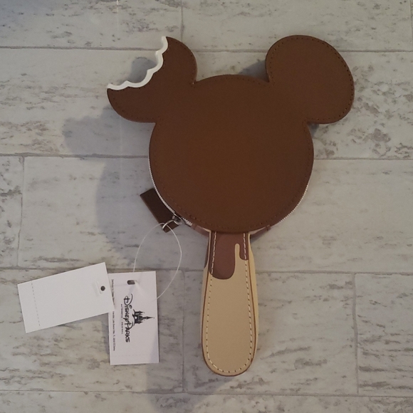 Disney Handbags - Disney Parks Mickey Mouse Ice Cream Bar Coin Purse